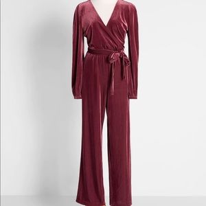 ModCloth “A Velvet Persuasion” jumpsuit NWT and packaging!